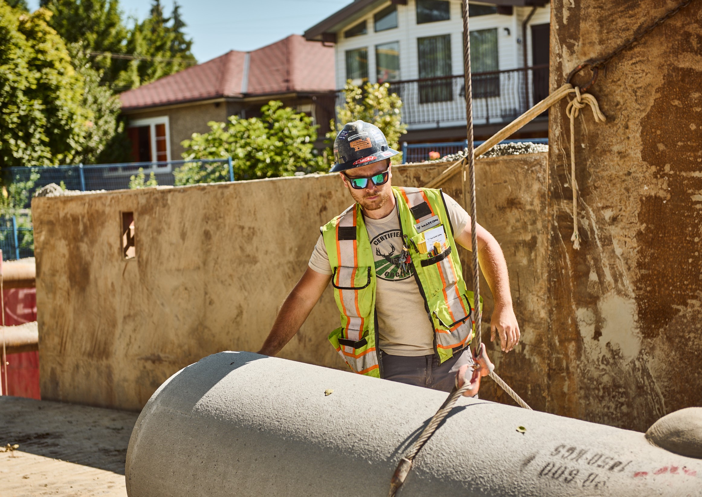 Pipe Layer Matcon Construction